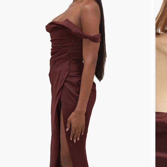 House of CB Rhoda Off The Shoulder Corset Dress - Picture 3 of 6